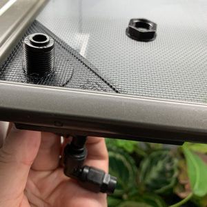 Insert-mist-nozzle-into-mount installing a misting nozzle