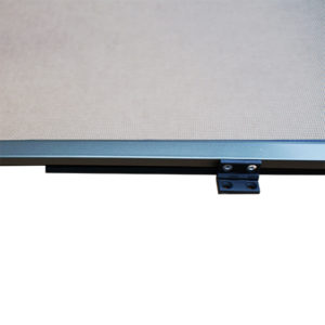 supported-hinge bracing the hinge during Dragon Ledge installation