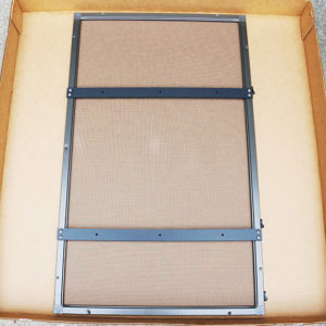 two-dledges-per-side The side panel to a chameleon cage with two Dragon Ledges