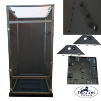 Black Tall Hybrid Chameleon Cage System